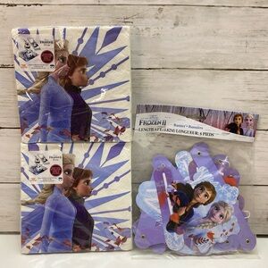 Disney Frozen 2 Banner 6ft. #78809 and 2- 16 count 2ply napkins # 78802 Elsa Ana